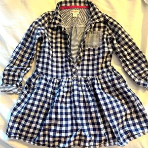 Cat & Jack - navy/white dress - size 5T